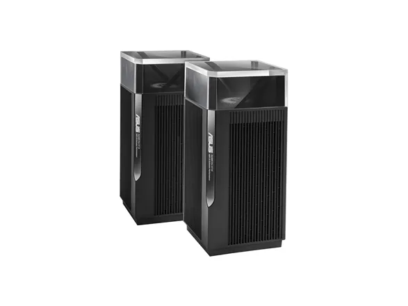 ASUS ZenWiFi Pro XT12 - Wi-Fi-system - (2 routere) - op til 6000 sq.ft - mesh 1GbE, 2.5GbE - Wi-Fi 6 - Tri-Band