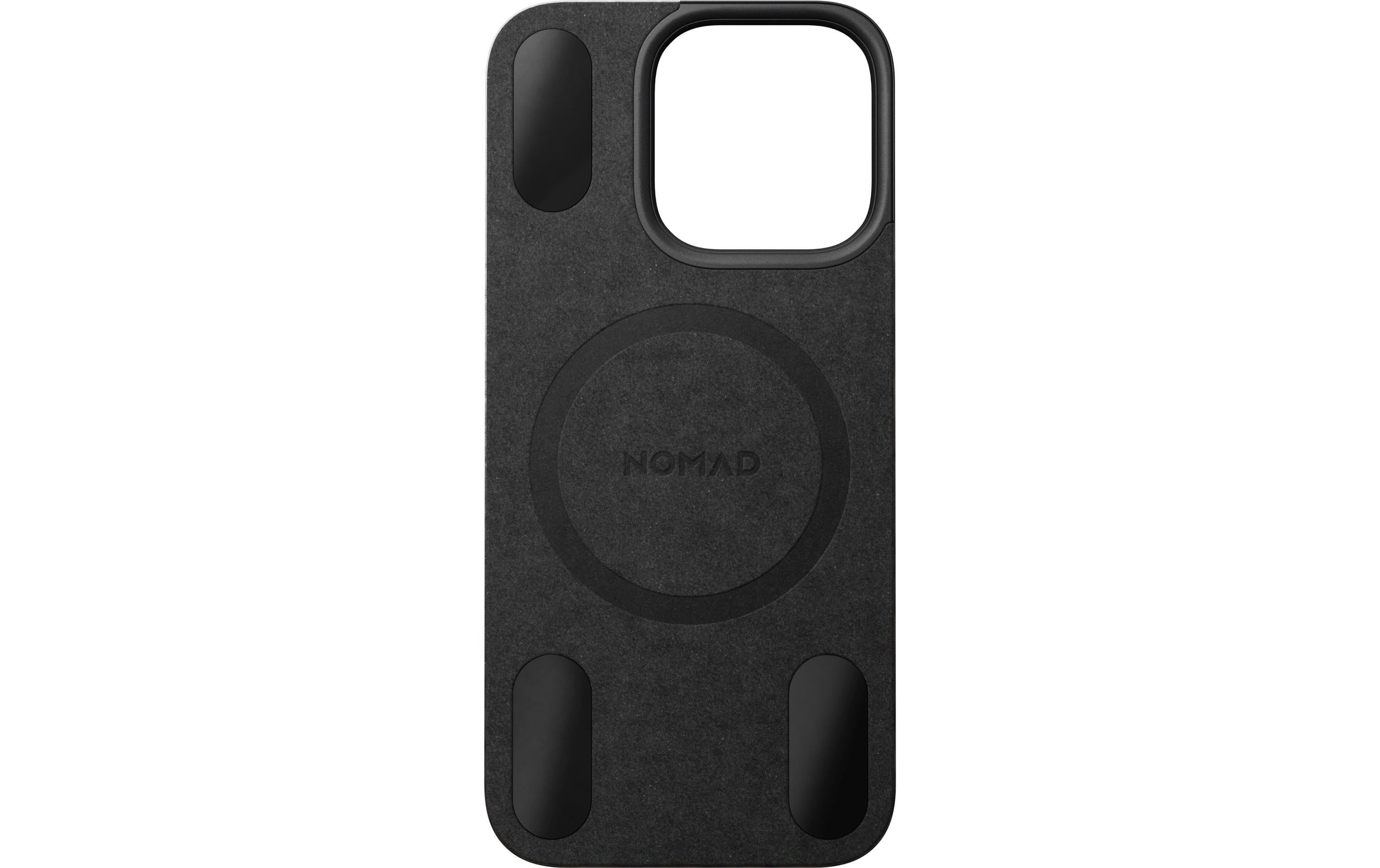 Back Cover Magnetic Leather iPhone 16 Pro SchwarzModerne Schutzhülle aus Leder für das Apple iPhone 16 Pro