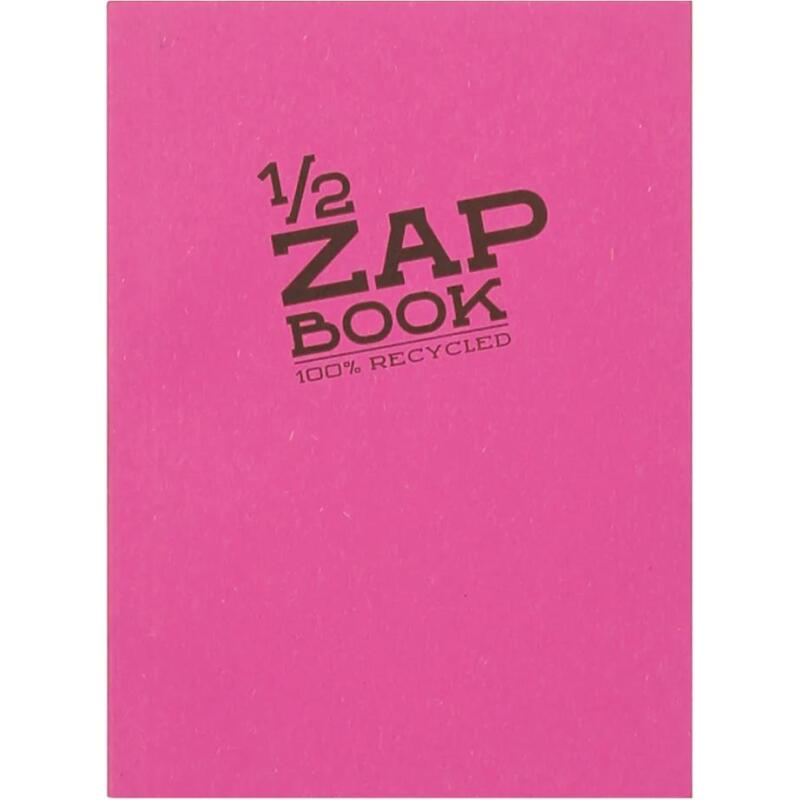 1/2 Zap Book carnet collé 80F A6 80g - Aléatoire
