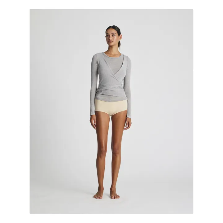 GAI+LISVA Cardigan Cache-cœur Anne Laine | Gris