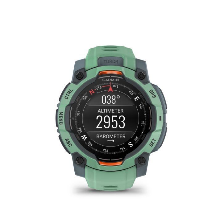 Garmin Unisex Ure Instinct 3 - 45 mm AMOLED Grøn