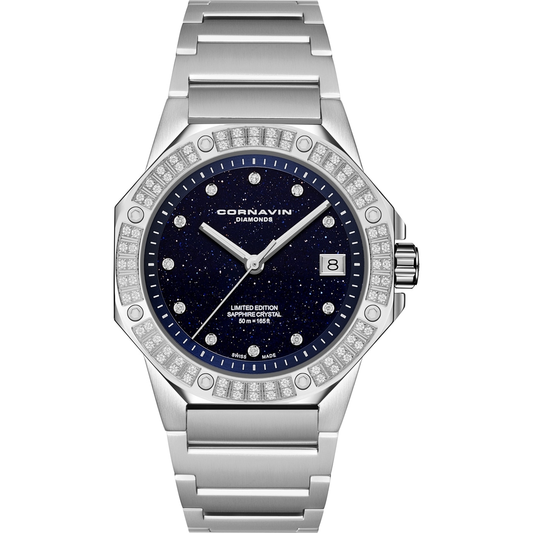 Cornavin Downtown Sky Aventurine Diamonds Limited Edition