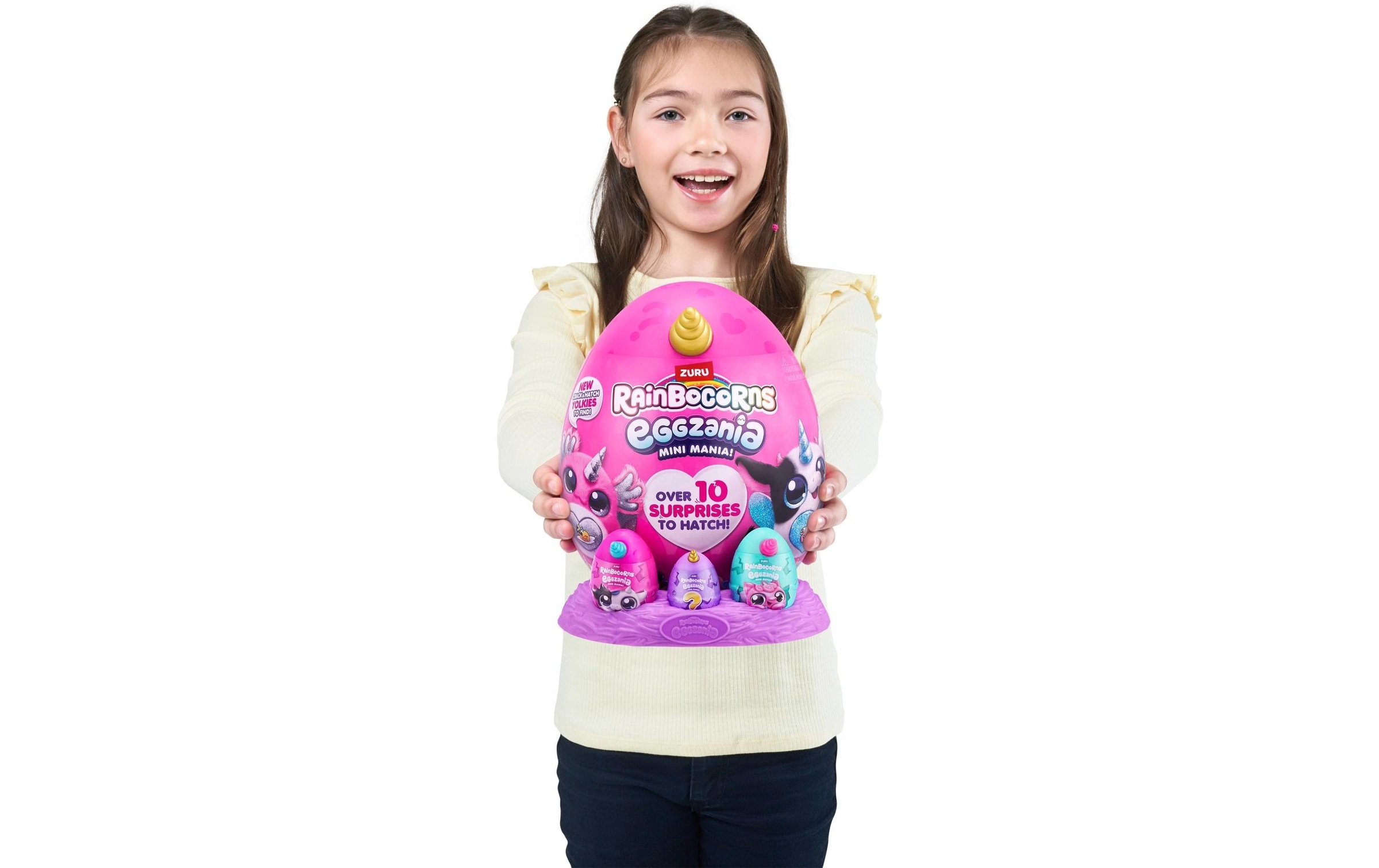 ZURU Plüschfigur »Rainbocorns Eggzania Mini Plush Soft Small assortiert«