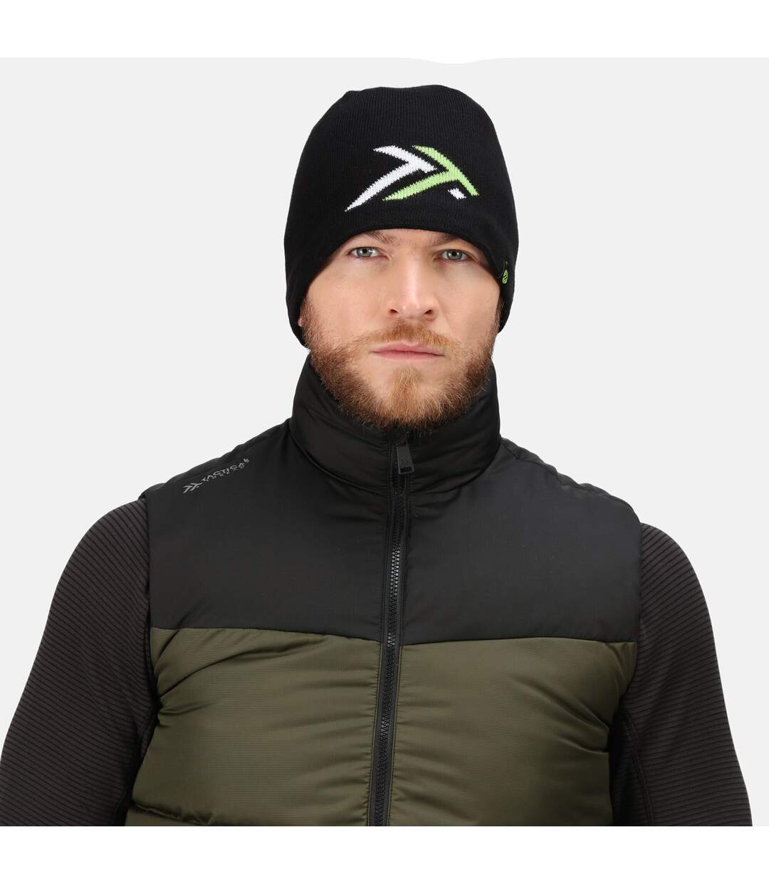 Regatta - Bonnet imperméable - Homme (Noir / Vert fluo) - UTRG6166