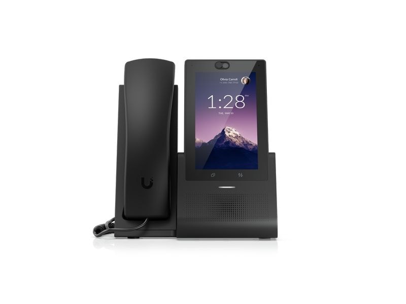 Ubiquiti Talk Phone Touch Schwarz Vielseitiges Desktop-Smartphone, das die Lernkurve eliminiert