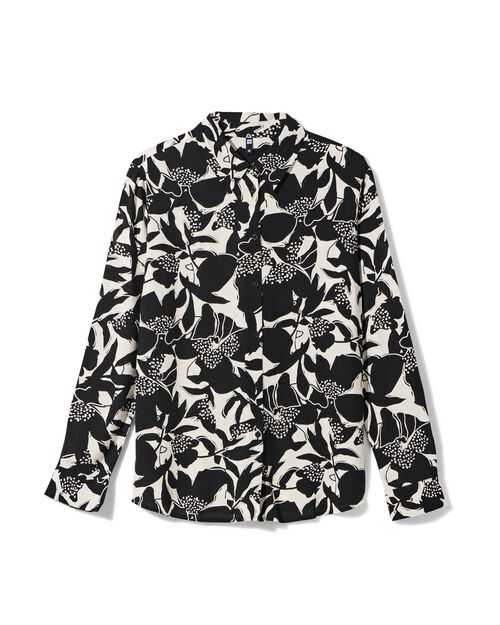 Chemisier pour femmes Bobbie fleurs noir