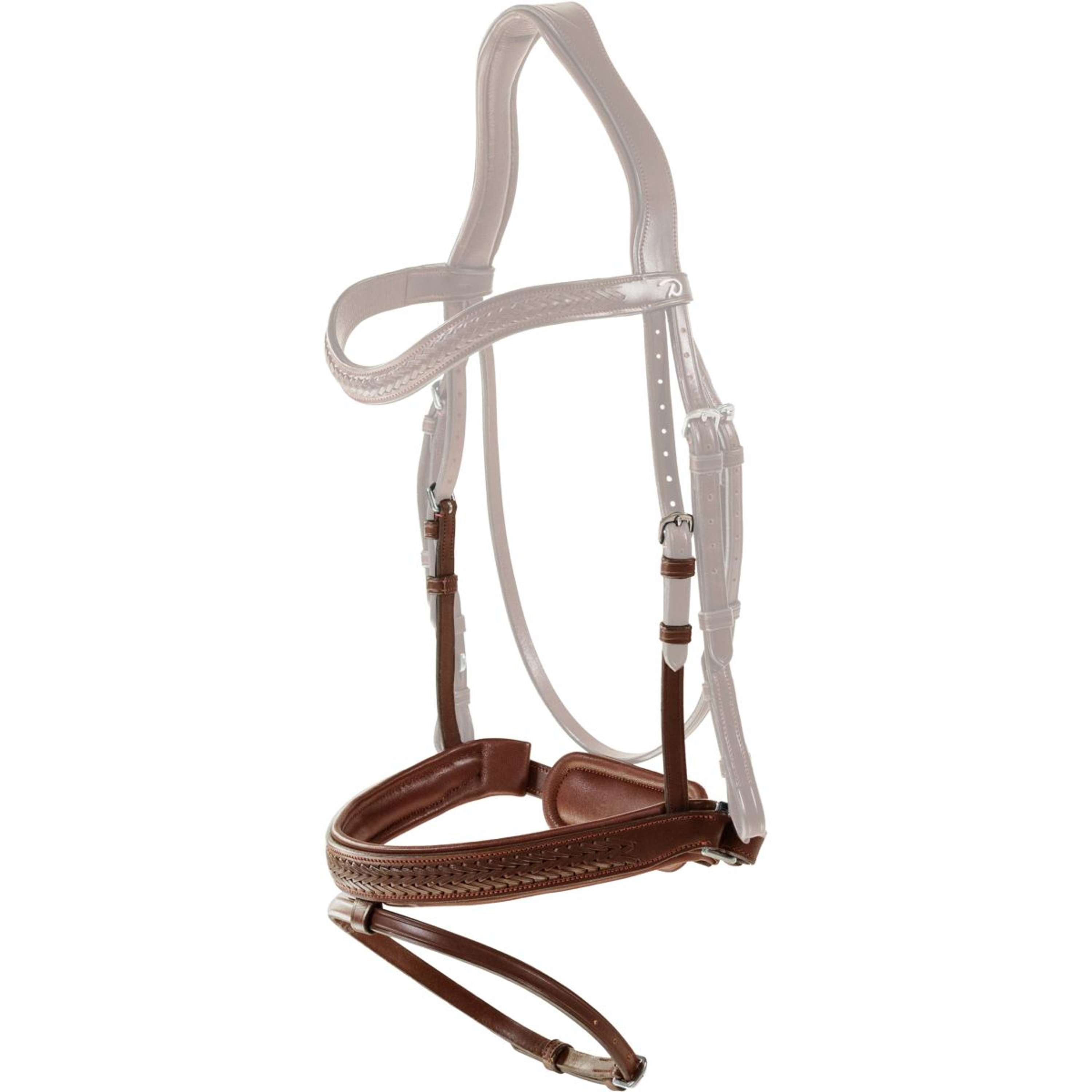 Dyon Neusriem Flash Pull-Back Gevlochten Bruin