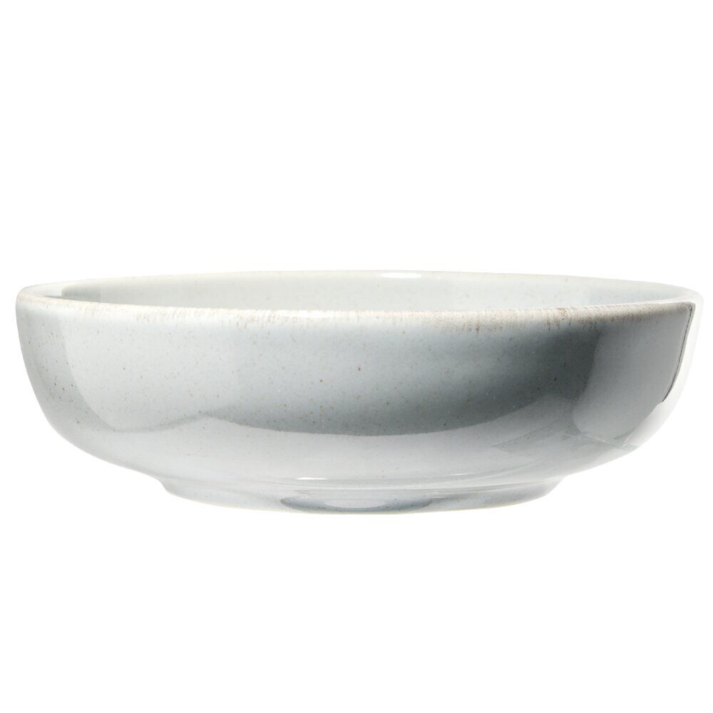 Assiette à soupe Lisbonne en grès gris Ø18cm