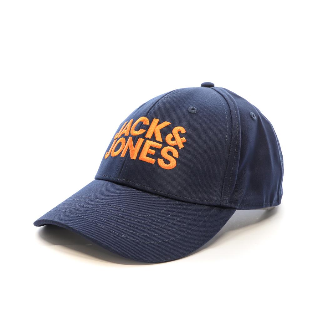 Jack & Jones Casquette Marine/Orange Homme Jack & Jones Jacgall