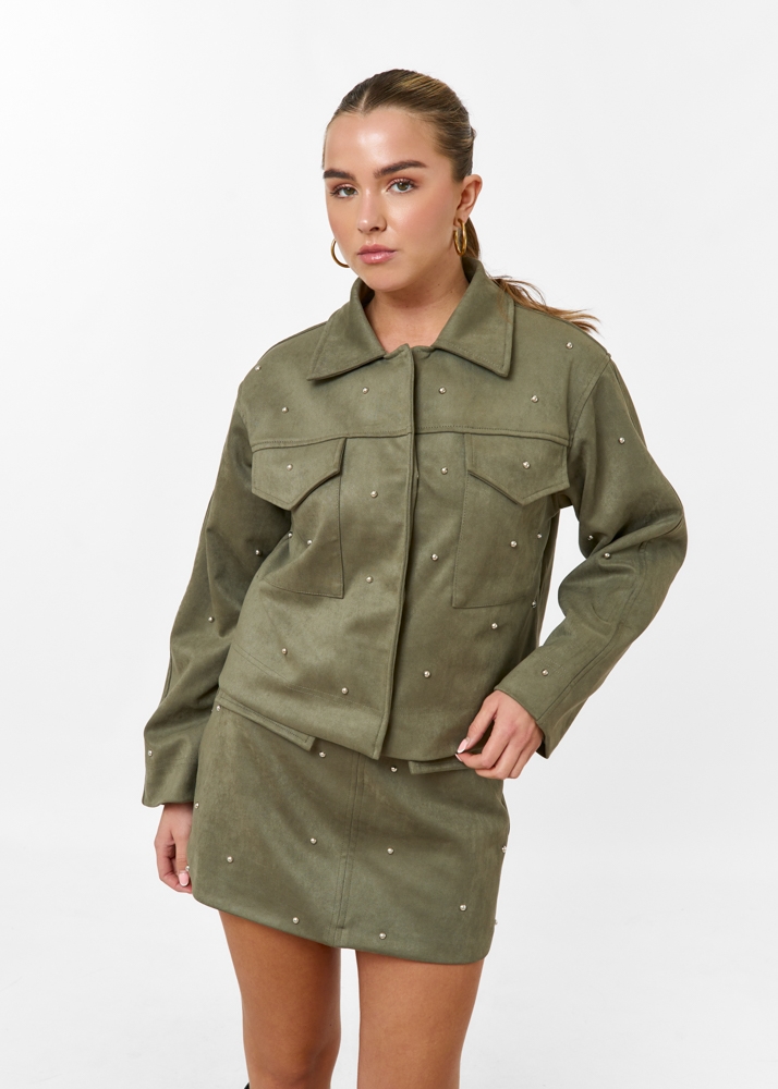 Luna jacket donkergroen
