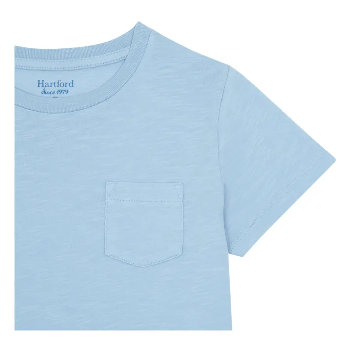 Hartford T-shirt Pocket Crew | Bleu