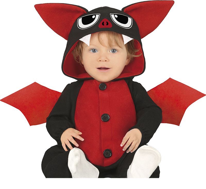 Vleermuis Kostuum Baby rood
