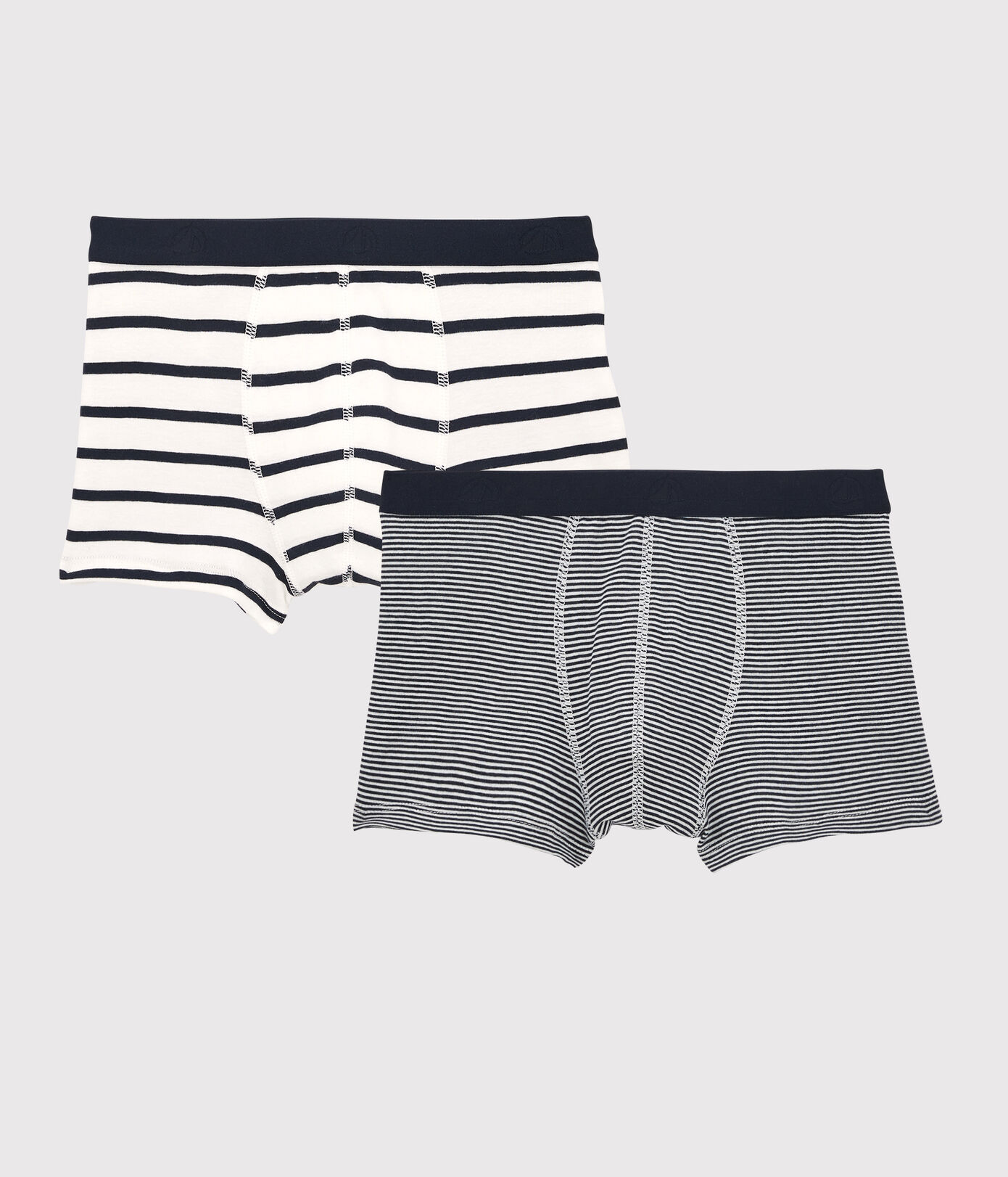 Lot de 2 boxers rayés garçon