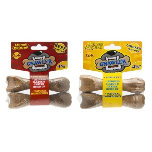 Osso para mastigar com sabor natural para cães