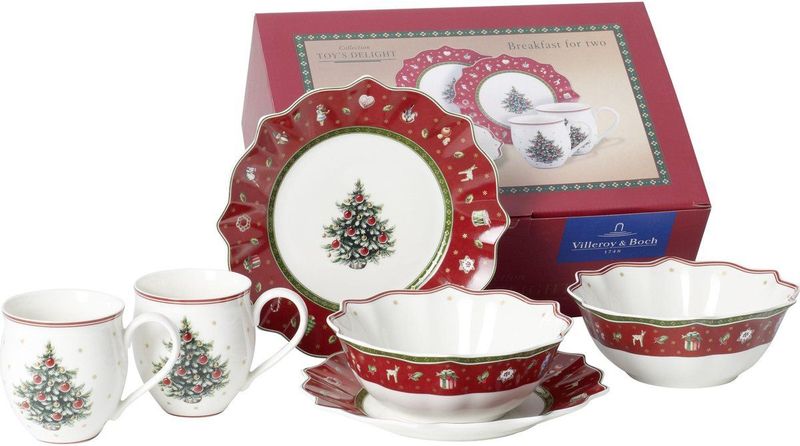 Villeroy & Boch Toy's Delight Rood Ontbijtset (6-Delig)