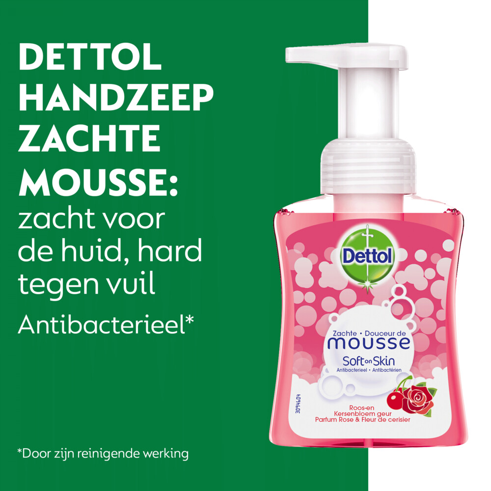 Dettol Foam Handzeep Rozen & Kers250 ml