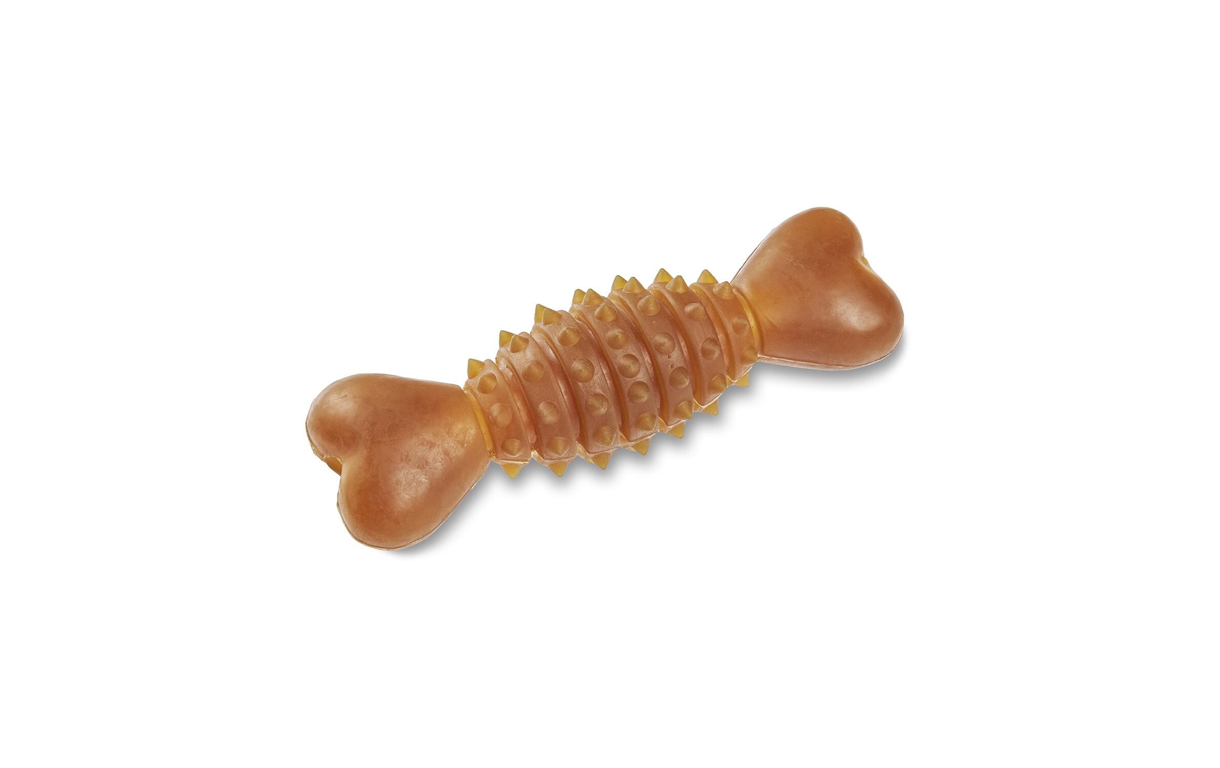 Spielzeugknochen Pure Nature Dental, M, 14 x 5 x 4.5 cmHerz-Knochen aus Naturkautschuk für Ihren vierbeinigen Freund