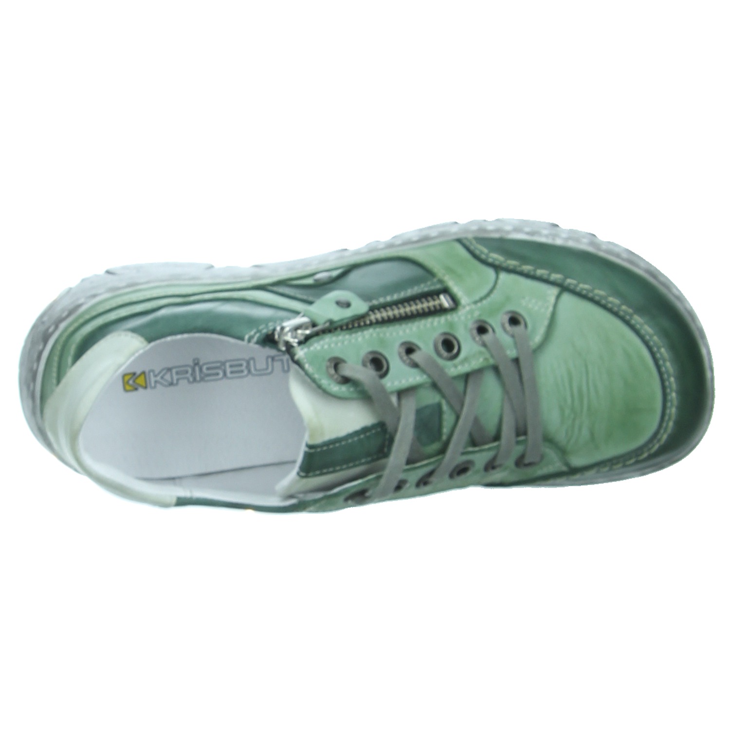 Krisbut Schnürhalbschuh grün grün