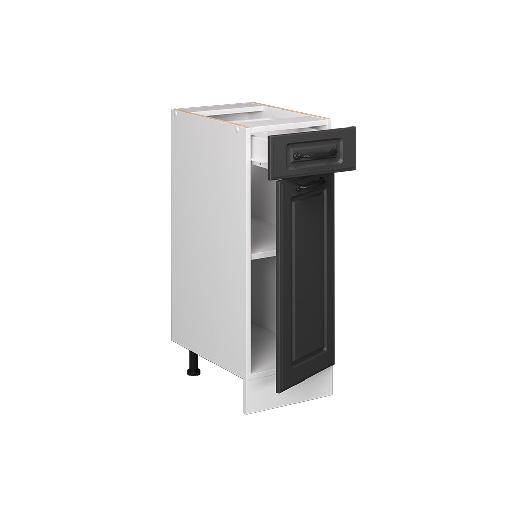 Vicco Schubunterschrank Küchenschrank Küchenzeile R-Line Landhaus 30 cm Weiß Anthrazit Tür Schublade