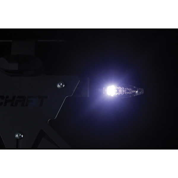 Chaft - Clignotants LED Multi Fonctions Wanted Noir / Fumé