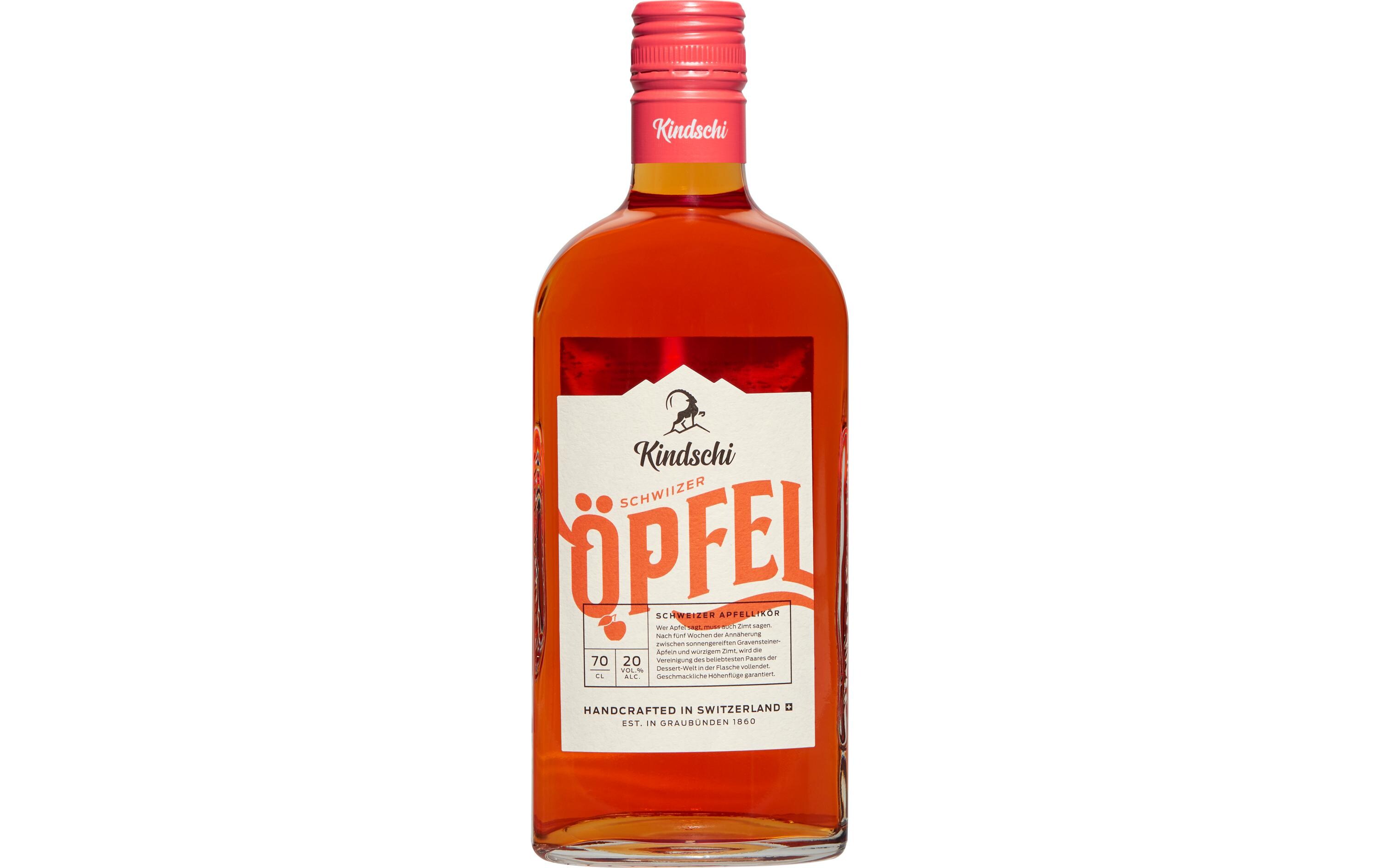 Apfel-Zimt Likör 0.7 lFeine Spirituosen Spezialität aus Apfelsaft und Obstbrand