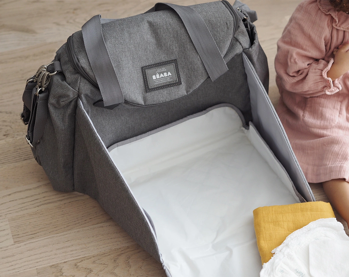 Wickeltasche SYDNEY II (53x29,5x19,5) in grey melange