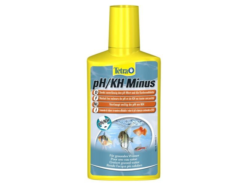 Tetra Wasserpflege pH/KH Minus, 250 ml Senkt den pH-Wert und die Karbonathärte