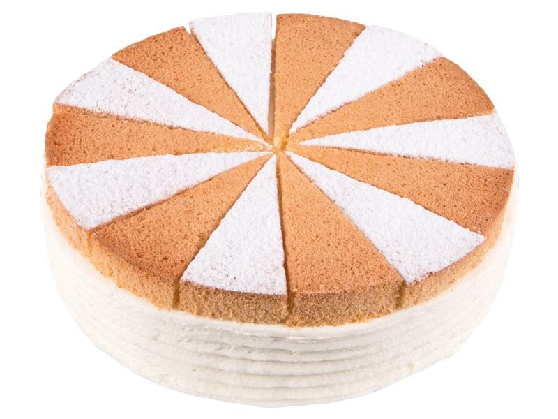 Städter Torten-Einteiler 14/18 Stücke Weiss, 27.5 cm Kuchenschneider
