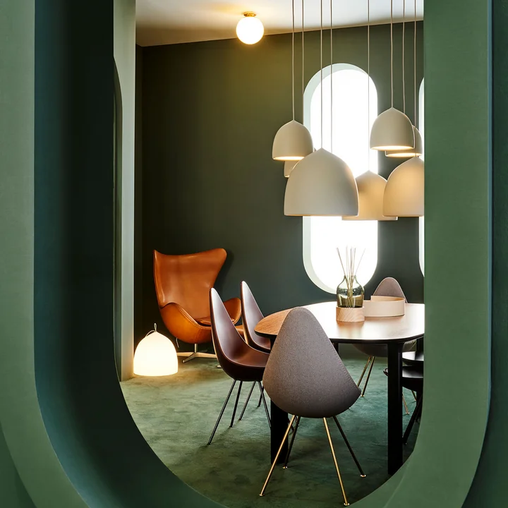 Fritz Hansen - Suspence Pendelleuchte P1, schwarz matt