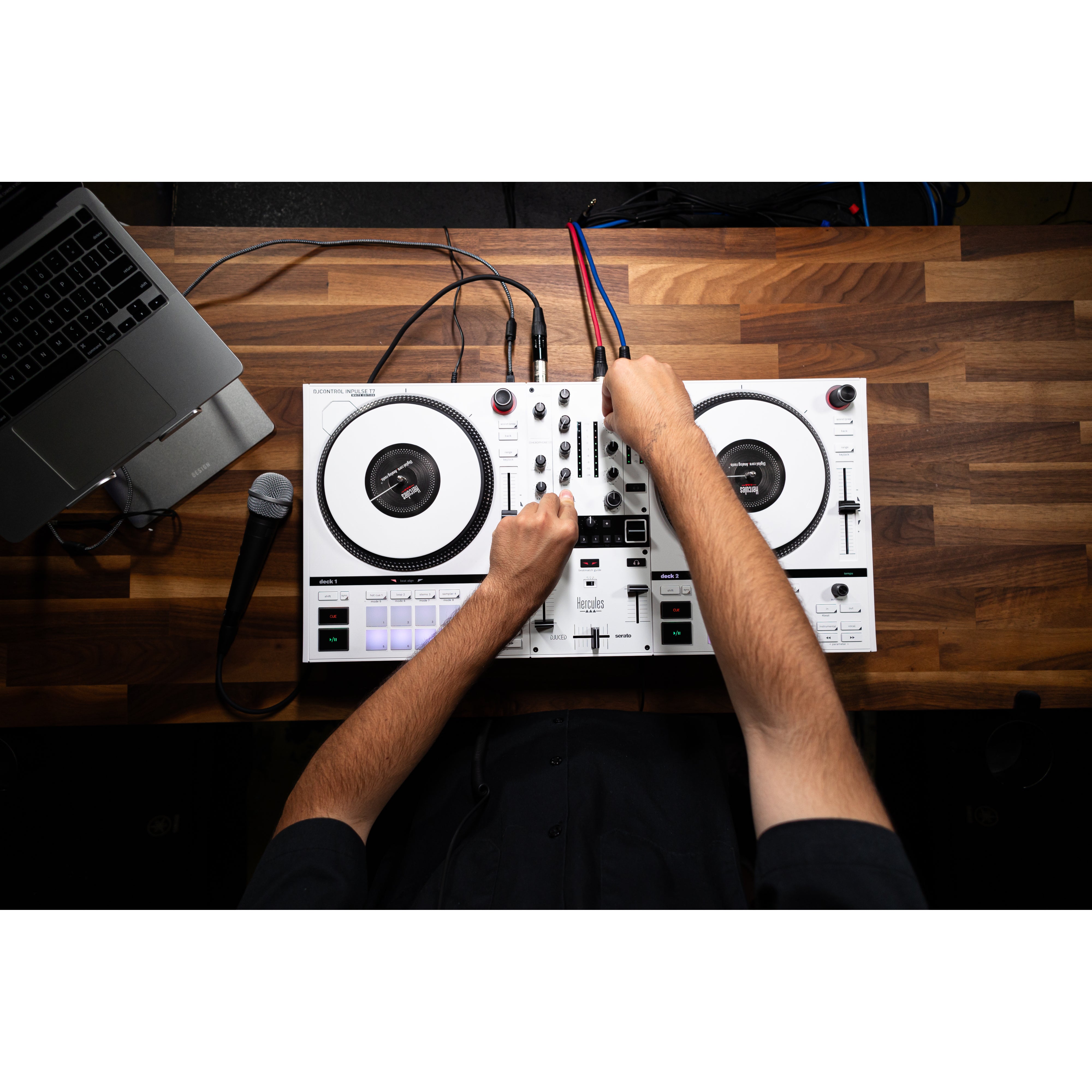 Hercules DJControl Inpulse T7 White Edition DJ controller