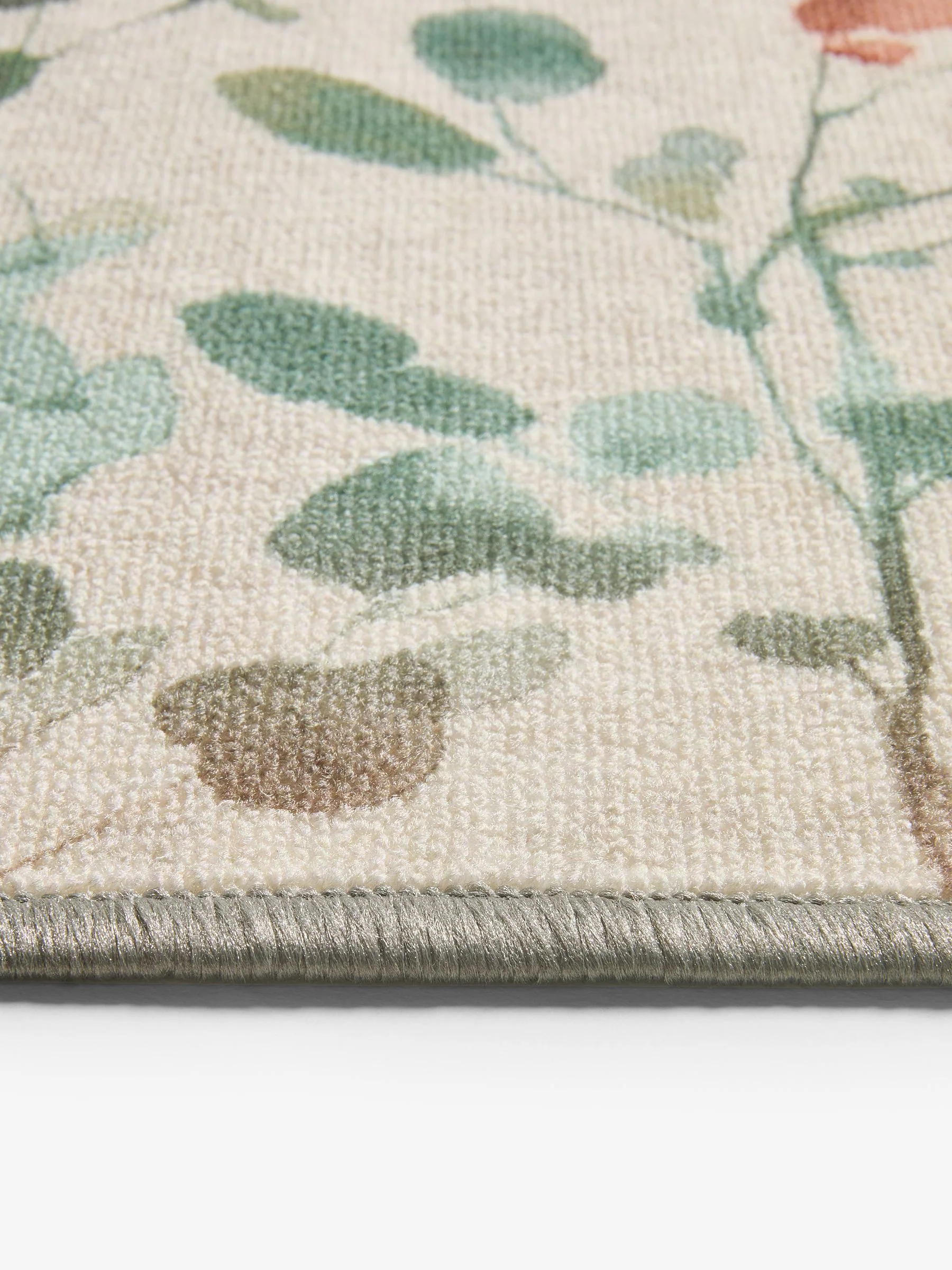 Wasbare deurmat met herfstachtige bloemenprint