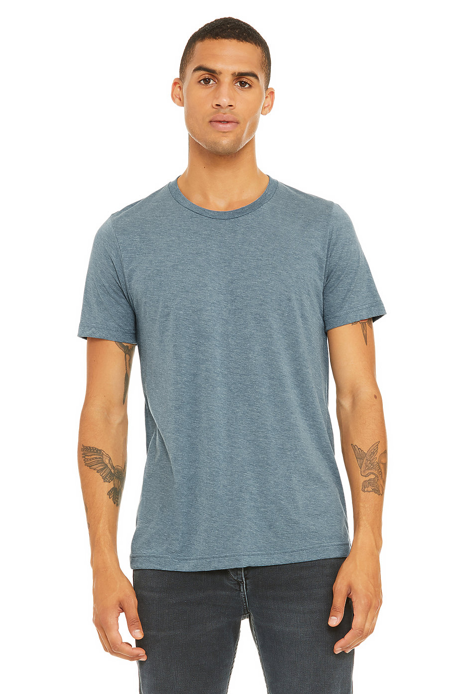 Bella Canvas BE3413 - T-SHIRT HOMME TRIBLEND COL ROND