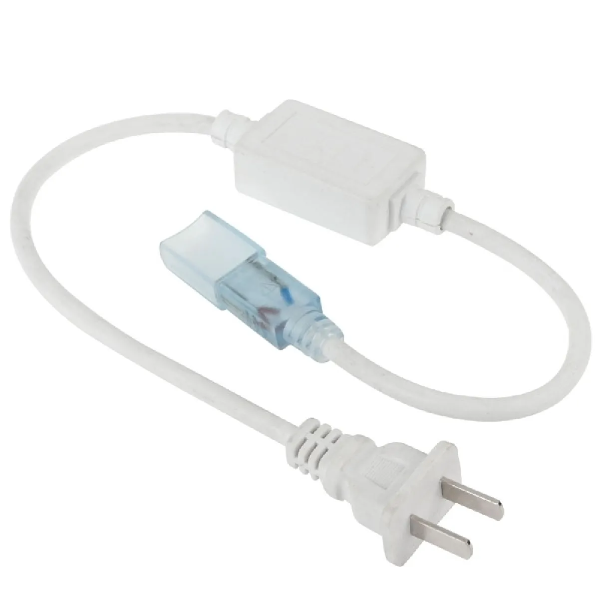 Wewoo Câble Alimentation LED 50cm Blanc