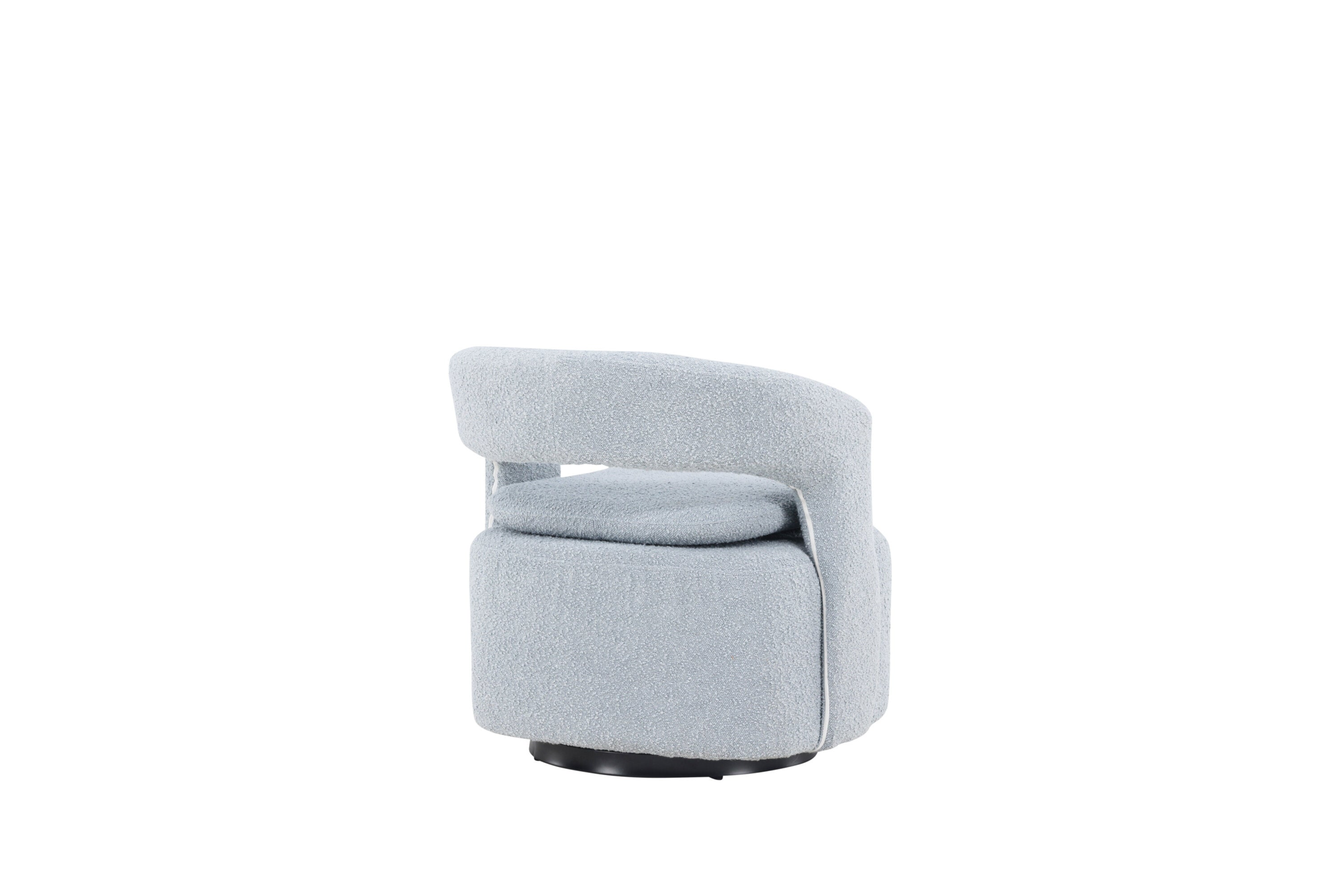 Akando Fauteuil - Licht blauw bouclé
