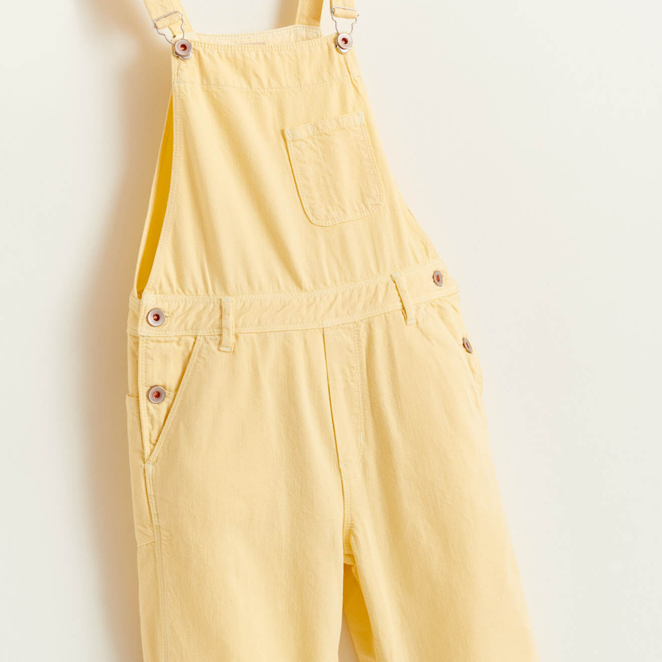 Bellerose Salopette denim en Coton Pepino jaune