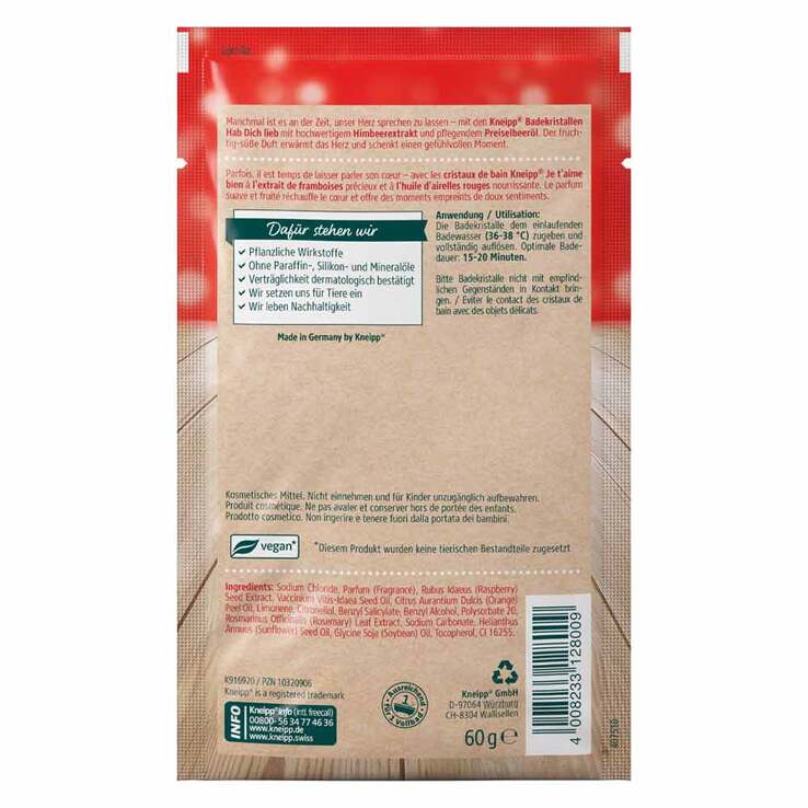 Kneipp Badekristalle Hab dich lieb, 60 g