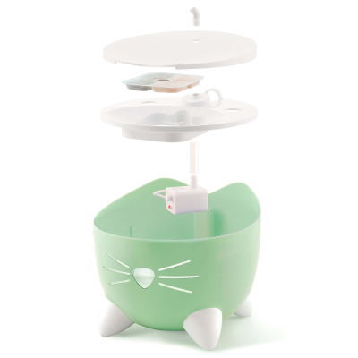 Catit Trinkbrunnen Pixi Fountain Mint Green für Katzen 2.5l