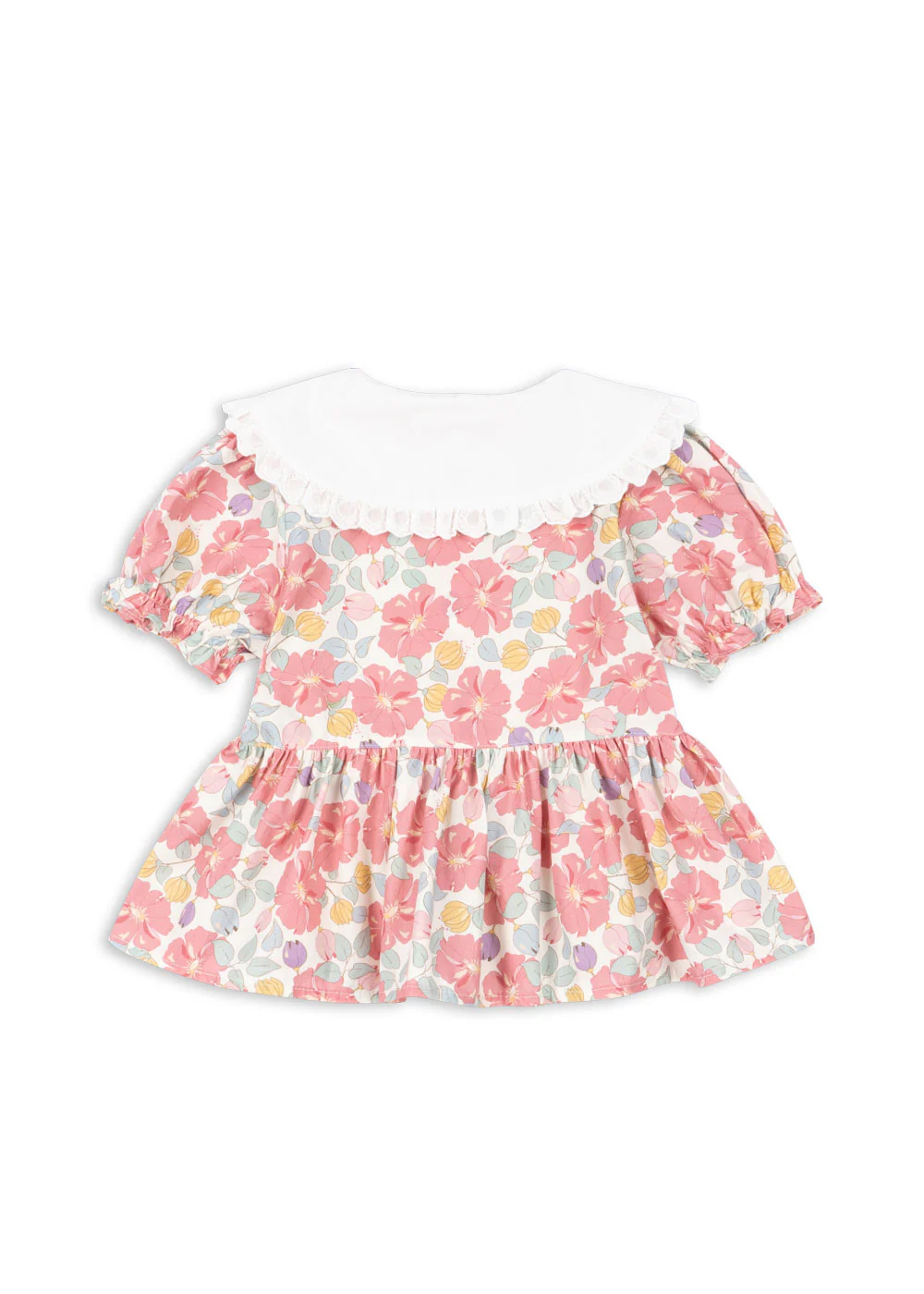 Coeur bluse - fleur anglaise - 2Y