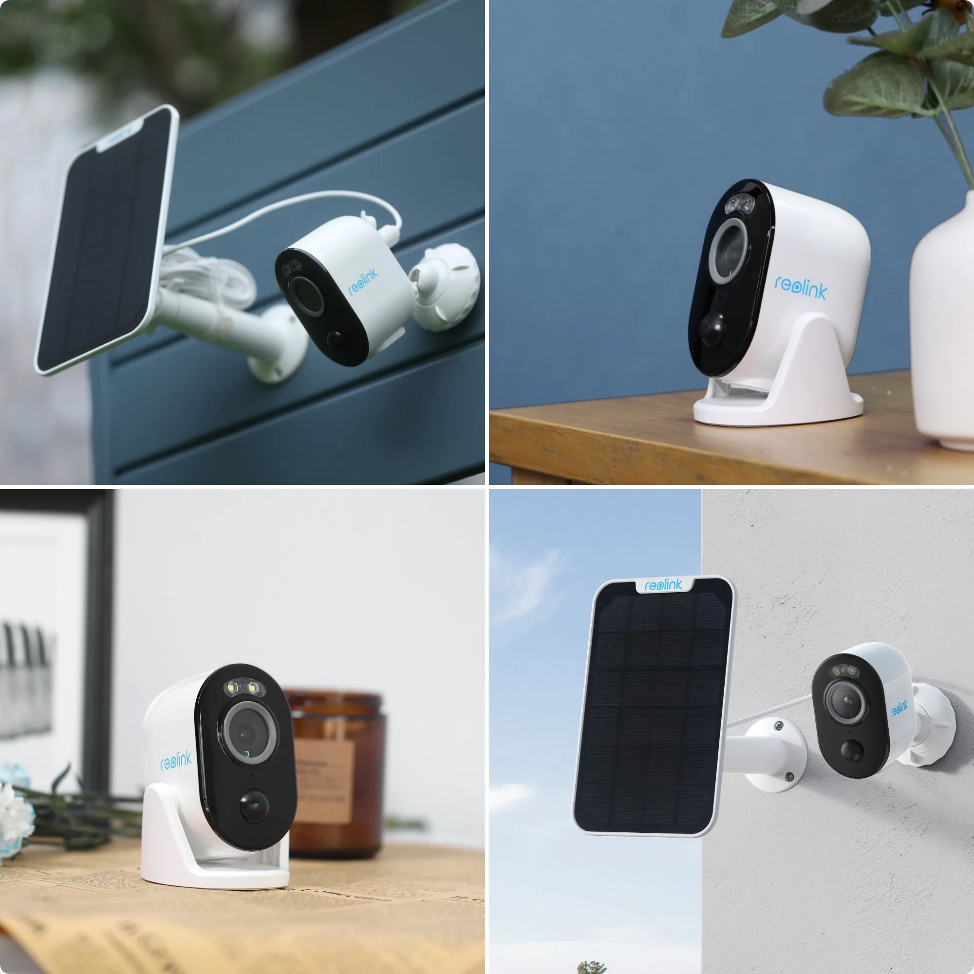 Reolink Argus Series B330 avec panneau solaire Caméra de surveillance