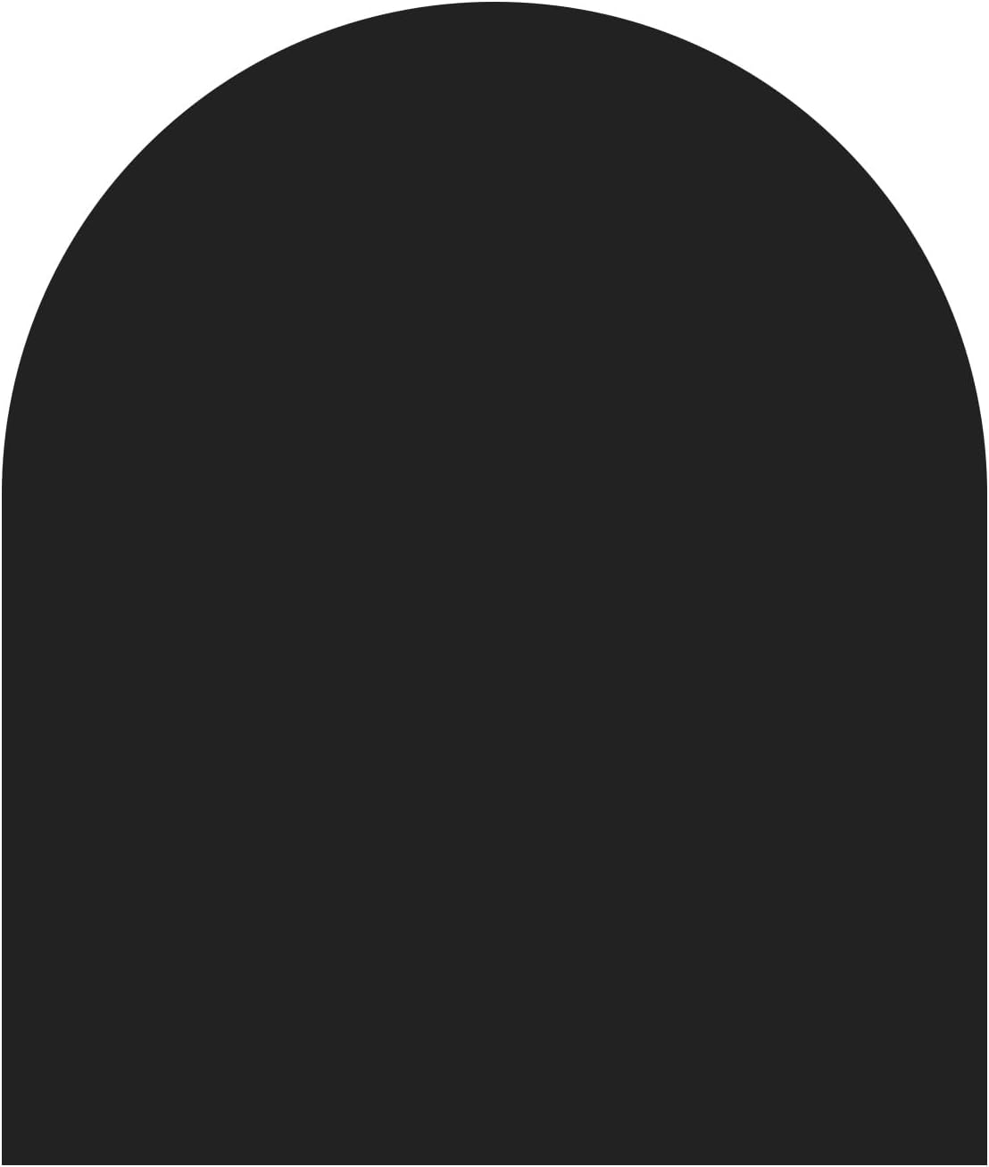 raik PU053-1B3-sw Bodenplatte B3 Halbrund schwarz pulverbeschichtet 1000 x 1000 mm