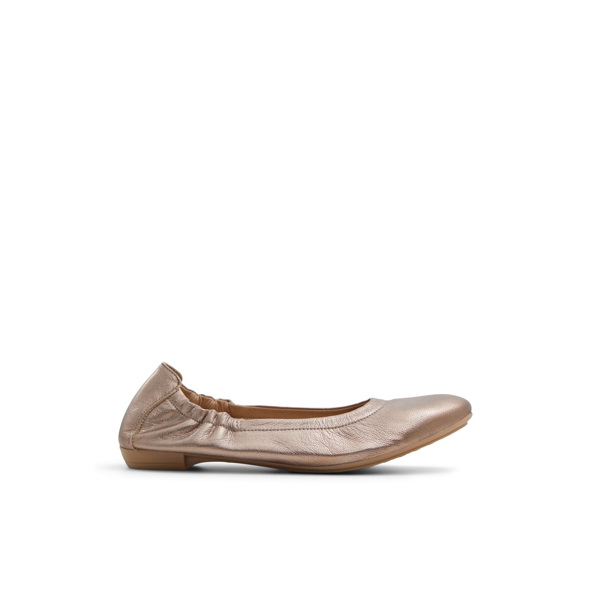 LUCA FERRI-Invergarry-Ballerine - Talon plat - Étain