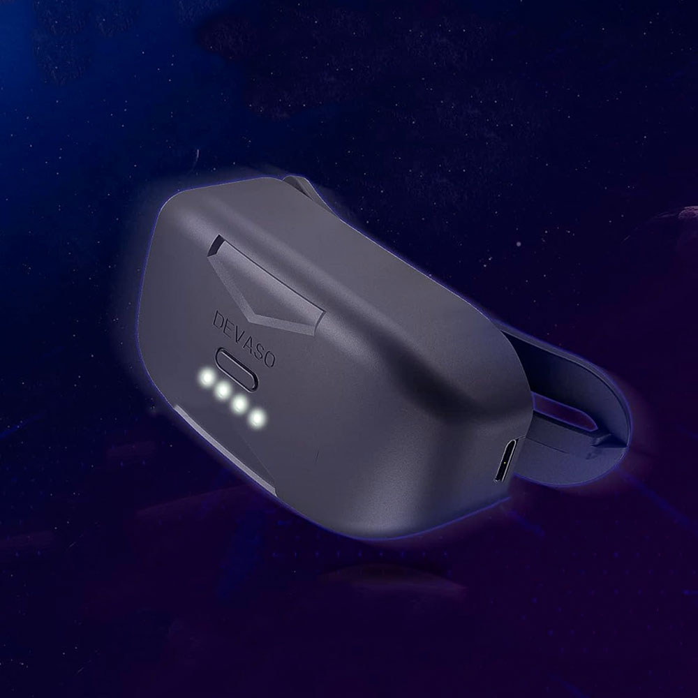 (5V/2A) 6000mAh Meta Quest / Oculus Quest Pro Ersatz Akku / Batterie / Powerbank - Schwarz