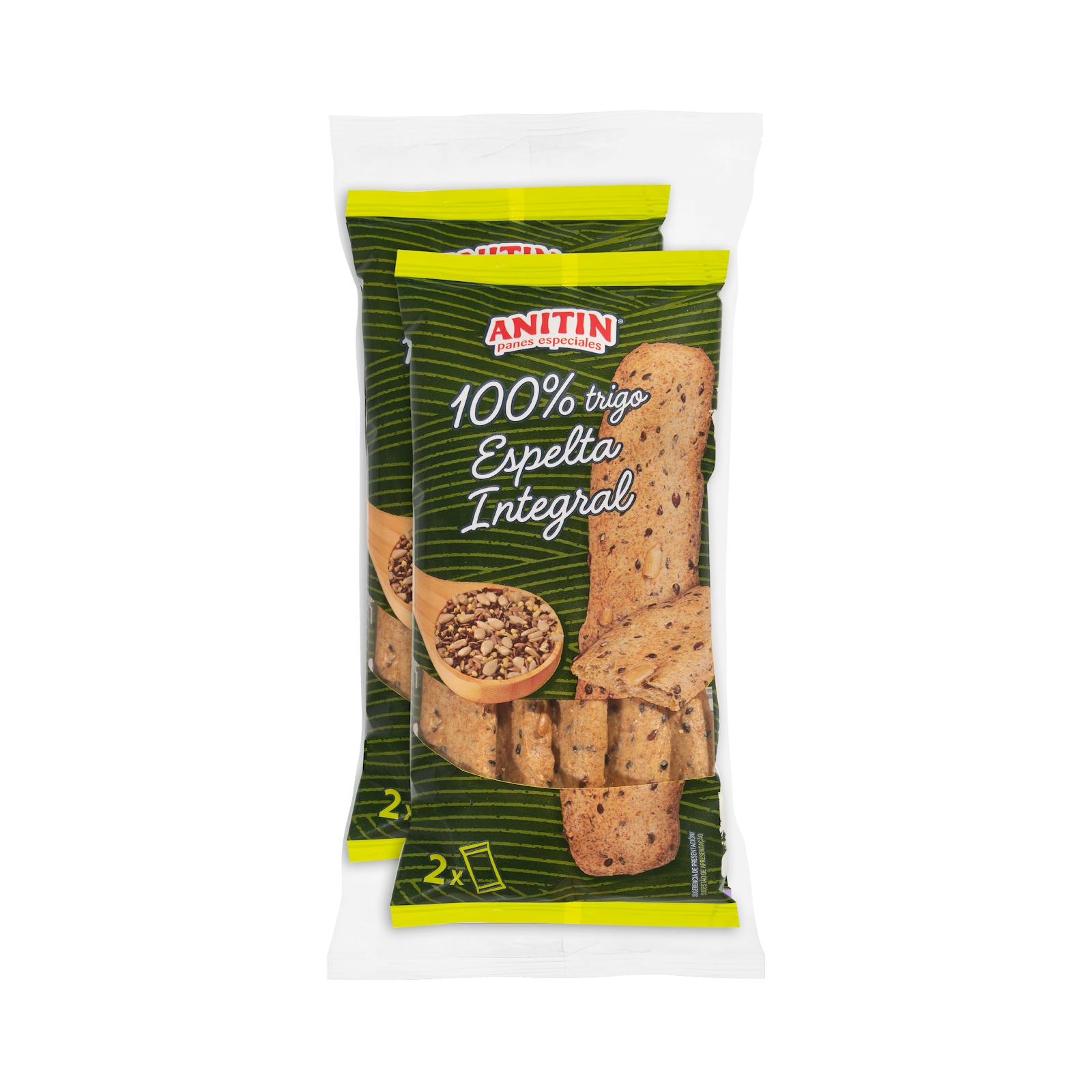 Gressins d'épeautre 100 % blé entier Anitin