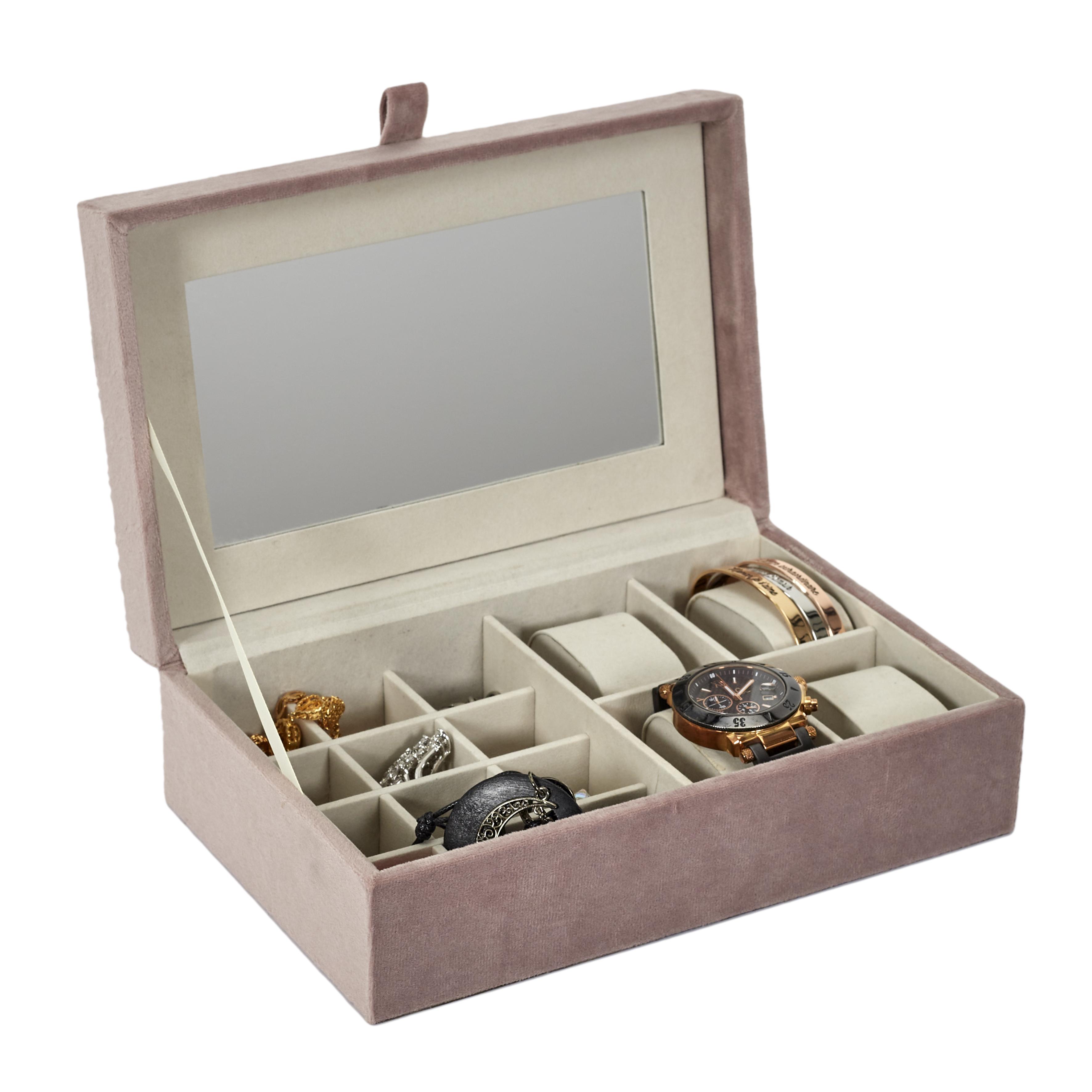 BOITE A BIJOUX ET MONTRES EN VELOURS