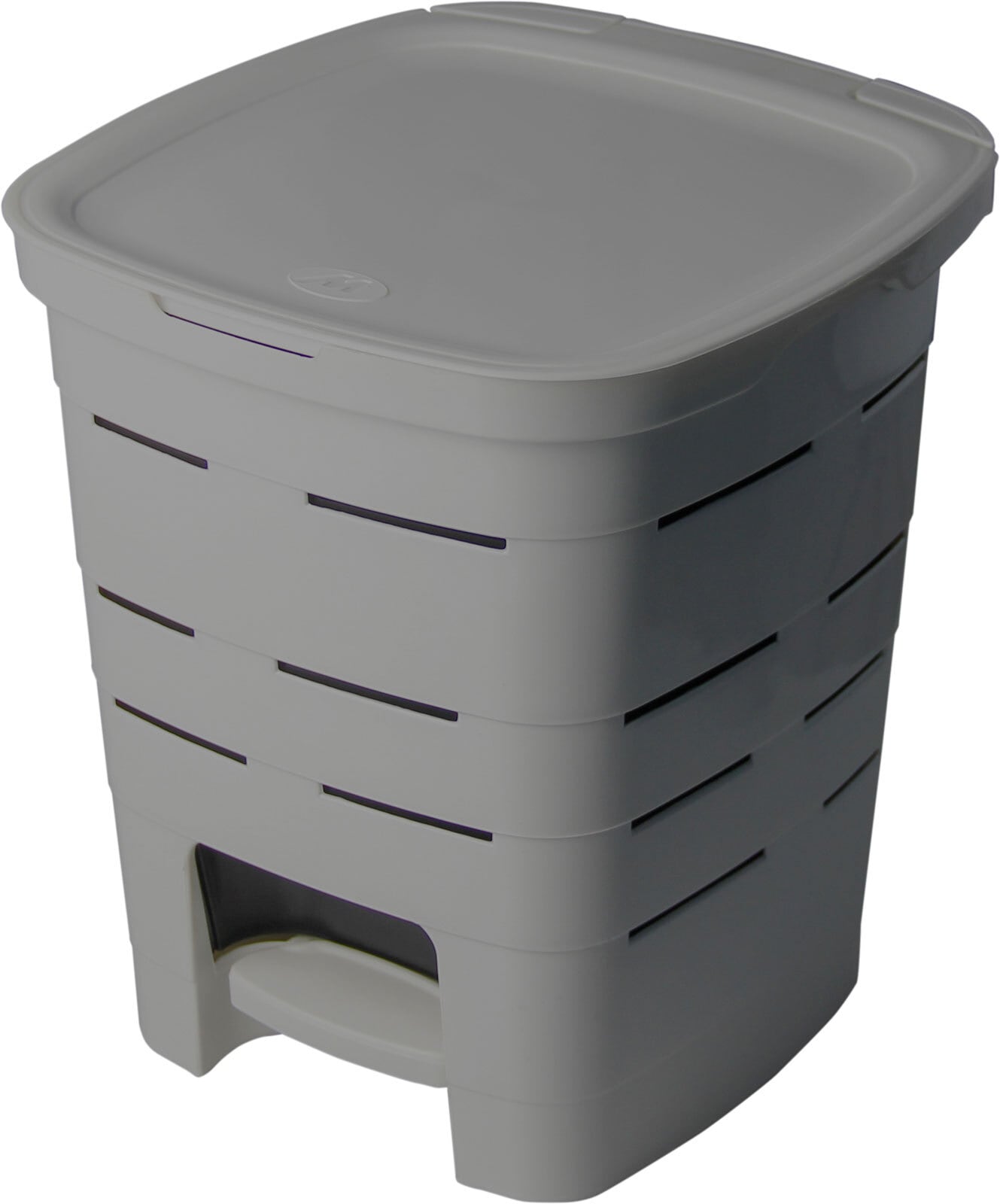 Kosmetikeimer Signature 6 Ltr. grau Kunststoff