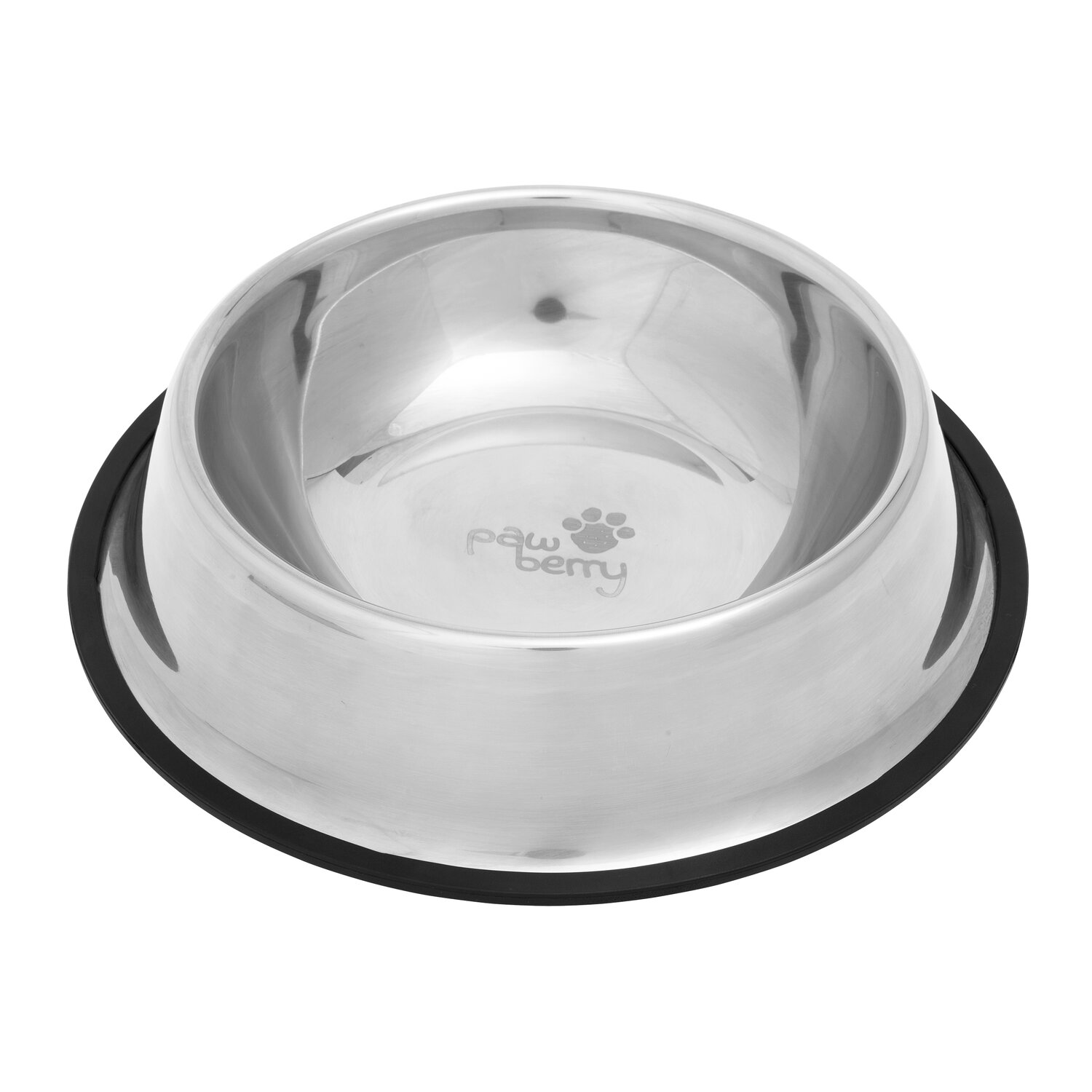 pawberry Hundenapf Edelstahl  - silber