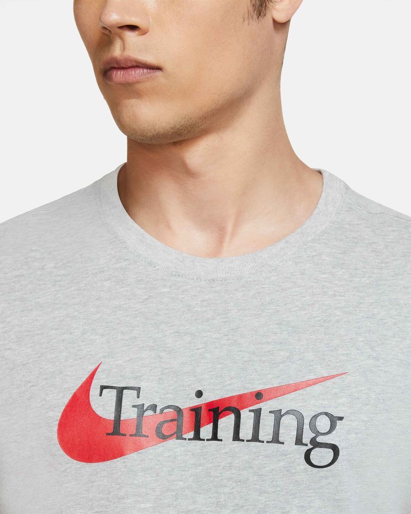 T-shirt de training Nike Dri-FIT Gris pour homme