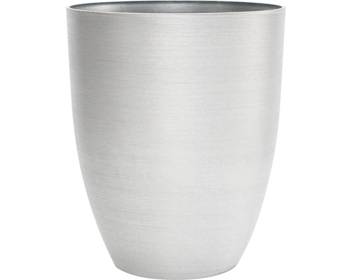 Lafiora plantenpot, kunststof, Ø 35 x H 42,5 cm, zilver