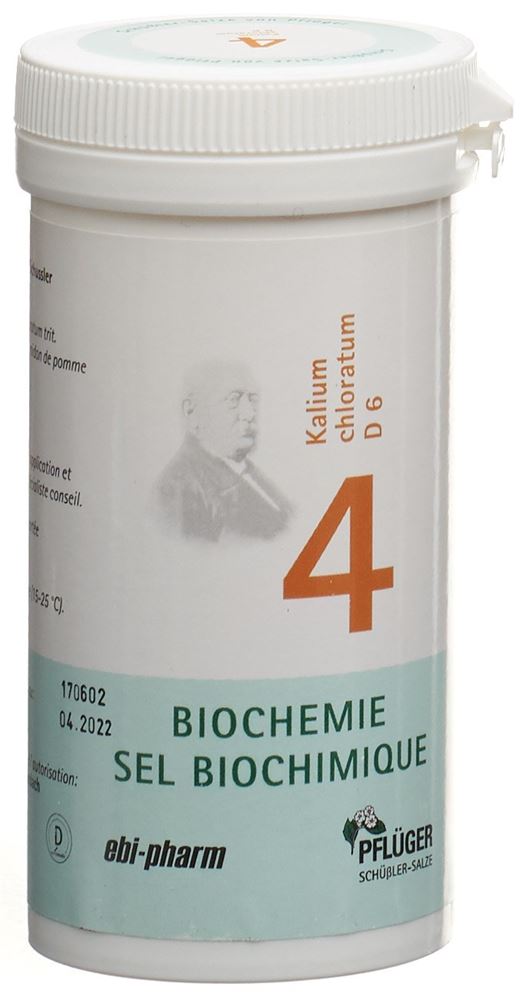 PFLUEGER Nr4 Kalium chloratum Tabl 6 D 100 g