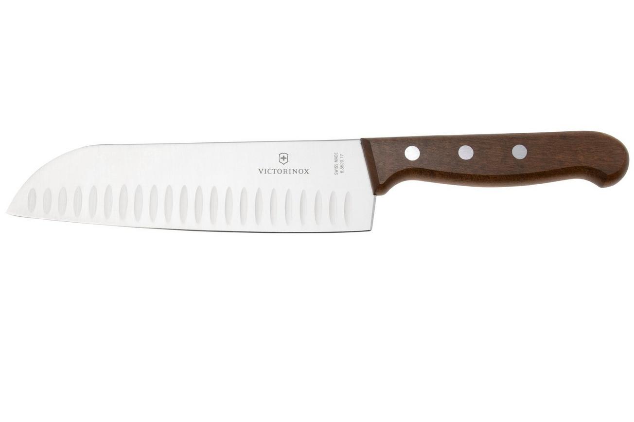 Victorinox Wood Santoku Knife 6.8520.17G, koksmes
